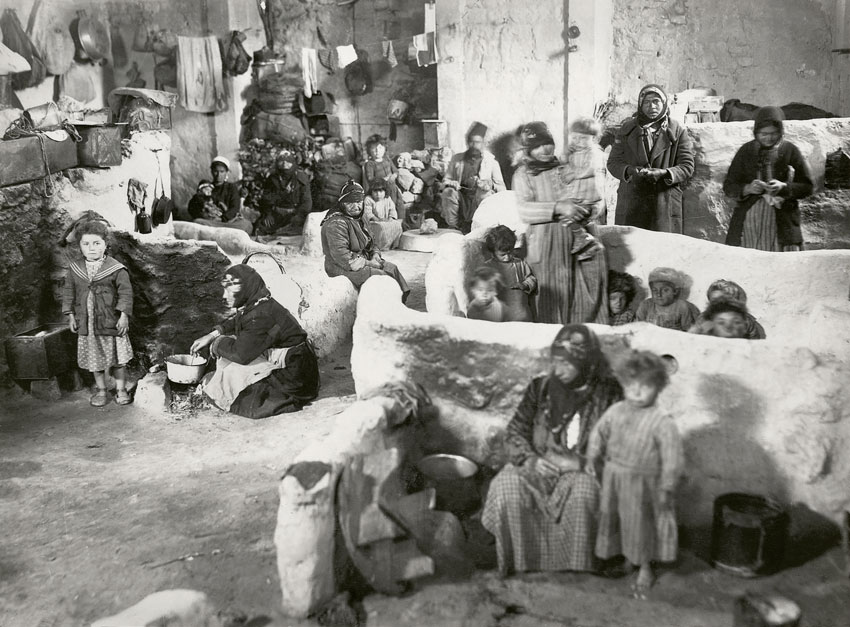 Armeense vluchtelingen in de buurt van Allepo