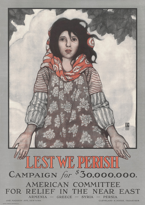 1918: publiciteitsposter gemaakt door illustratrice Ethel Franklin Betts