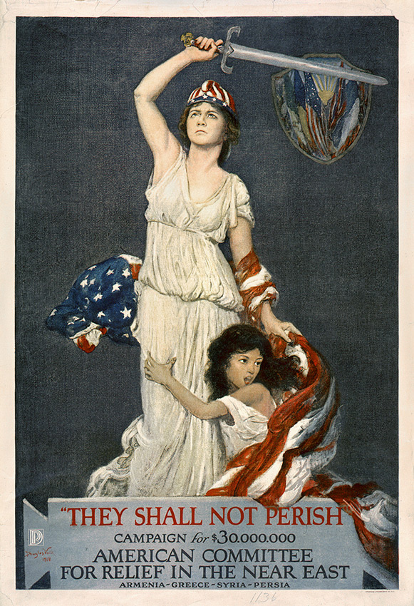 1918: publiciteitsposter gemaakt door illustratrice Ethel Franklin Betts